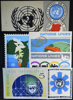 UNITED NATIONS: Circa 1960, 7 Original Artist's Drawings Of Unadopted Designs, Varied Topics, All Of Uruguayan Artist An - Lots & Serien