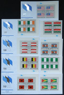 UNITED NATIONS: 1980 To 1985: Lot Of First Day Covers Of The FLAG Issues Of The Member States, All Of Excellent Quality! - Lots & Serien