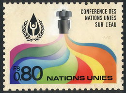 UNITED NATIONS - GENEVA: Unadopted Artist Design (year 1977) For The Issue "Conference Des Nations Unies Sur L'Eau" (FS. - Other & Unclassified
