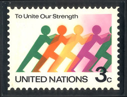 UNITED NATIONS - NEW YORK: Unadopted Artist Design Of The Year 1976 For The "To Unite Our Strength" Issue (Sc.267), Desi - Otros & Sin Clasificación