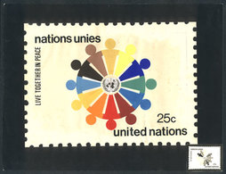 UNITED NATIONS - NEW YORK: Unadopted Artist Design (year 1978) For A Definitive Issue (25c. Stamp, Sc.292), Designed By  - Andere & Zonder Classificatie