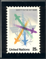 UNITED NATIONS - NEW YORK: Unadopted Artist Design (year 1978) For The Issue "Safety In The Air - ICAO" (25c. Stamp, Sc. - Sonstige & Ohne Zuordnung
