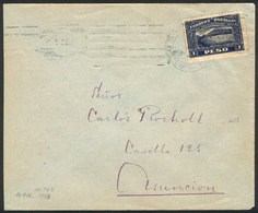 PARAGUAY: Cover Sent From ALTOS To Asunción On 10/OC/1923 Franked With 1P., VF Quality! - Paraguay