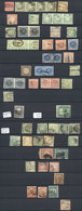 PERU: Sc.3 + Other Values: Almost 300 Singles + 6 Pairs, 3 Strips Of 3 And 1 Strip Of 4, Classic Examples With Good Canc - Peru