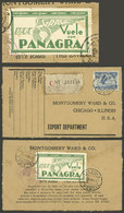 PERU: 11/MAR/1937 Talara - USA, Registered Airmail Cover Franked With 2S. (20c. Registration + 1.80 For Double Rate), Wi - Perù