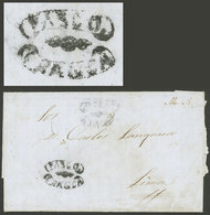 PERU: Entire Letter Dated 5/DE/1853, Sent To Lima With "PASCO - FRANCA" Mark, VF Quality!" - Peru