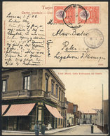 PERU: Postcard With Nice View: "Lima, Calle Faltriquera Del Diablo", Franked With 4c. And Sent To CHINA On 1/FE/1908, Be - Peru