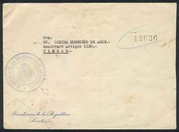 URUGUAY: Cover Of The Secretariat Of The Presidency Used In Montevideo On 20/JUL/1935, VF Quality! - Uruguay