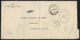 URUGUAY: Cover Sent From Paso De Los Toros To Buenos Aires On 24/JUN/1937, Stampless, Bearing Good Postal Markings On Fr - Uruguay