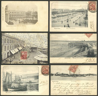 URUGUAY: MONTEVIDEO: 60 Old Postcards With Very Good Views, Varied Editors (some Very Rare), VF General Quality, Retail  - Uruguay