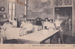 PARIS XIII° . Hôpital Broca . Salle Broca Et Salle Guérin ( Belle Animation) - Santé, Hôpitaux