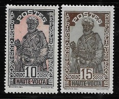 Upper Volta 1928 Hause Chief 2v Used - Gebruikt