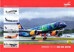 Catalogue HERPA 2016 WINGS News 05-06 - Flugzeuge & Hubschrauber