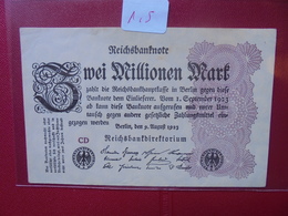 Reichsbanknote 2 MILLIONEN MARK 1923 - 2 Miljoen Mark