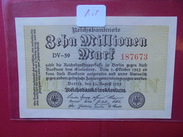 Reichsbanknote 10 MILLIONEN MARK 1923 - 10 Millionen Mark