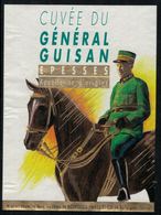 Etiquette De Vin // Epesses, Cuvée Du Général Guisan - Militaria