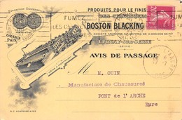 93-EPINAY-SUR-SEINE-BOSTON BLACKING COMPAGNY-PRODUITS POUR CHAUSSURES- USINE A MONTMAGNY - Other & Unclassified