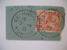 Tunisie Oblitération  Choisie  de EL - Hamma    Sur Fragment  Voir Scan - Used Stamps