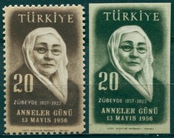 Turquie - 1956 - Yt 1287 + 1288 - Journée Des Mères - 1287 ** Et 1288 * TC - Neufs