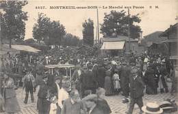 93-MONTREUIL-SOUS-BOIS- LE MARCHE AUX PUCES - Montreuil