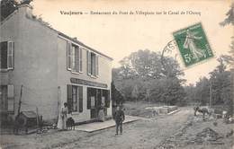 93-VAUJOURS- RESTAURANT DU PONT DE VILLEPINTE SUR LE CANAL DE L'OURCQ - Sonstige & Ohne Zuordnung