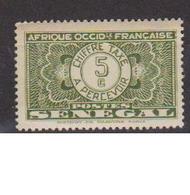 SENEGAL         N°  YVERT  : TAXE  22   NEUF AVEC  CHARNIERES      (  CH  02/31 ) - Timbres-taxe