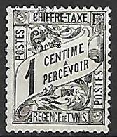 TUNISIE    -   Timbre -Taxe   -  1901.   Y&T N° 26 Oblitéré. - Postage Due