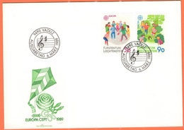 LIECHTENSTEIN - 1989 - Europa Cept - FDC - 1989