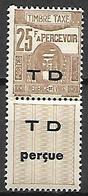 TUNISIE    -   Timbre -Taxe   -  1945.   Y&T N° 56A * - Strafport