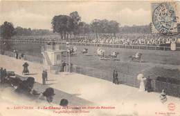 93-SAINT-OUEN- CHAMP DE COURSES UN JOUR DE REUNION, VUE GENERALE PRISE DES TRIBUNES - Saint Ouen