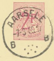 BELGIUM AARSELE B (now Tielt) SC With Dots1968 (Postal Stationery 2 F, PUBLIBEL 2114) - Autres & Non Classés