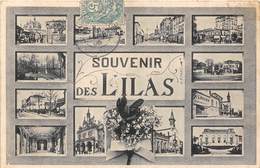 93-LES-LILAS- SOUVENIR MULTIVUES - Les Lilas