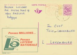 BELGIUM ANGLEUR 1 (now LUIK) SC 1974 (Postal Stationery 3,50 + 0,50 F, PUBLIBEL 2541 F.) - Andere & Zonder Classificatie