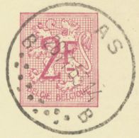 BELGIUM AS B SC With Dots 1963 (Postal Stationery 2 F, PUBLIBEL 1841) - Other & Unclassified