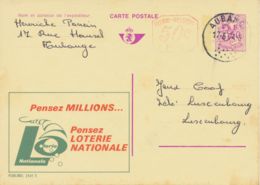 BELGIUM AUBANGE SC With Dots 1974 (Postal Stationery 3,50 + 0,50 F, PUBLIBEL 2541 F.) - Autres & Non Classés