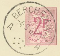 BELGIUM BERCHEM (VL.) A (now Kluisbergen) SC With Dots 1963 (Postal Stationery 2 F, PUBLIBEL 1940) - Autres & Non Classés