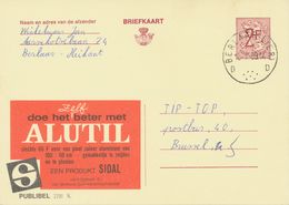 BELGIUM BERLAAR (LIER) D SC With Dots 1969 (Postal Stationery 2 F, PUBLIBEL 2291 N.) - Autres & Non Classés