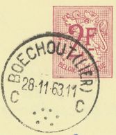 BELGIUM BOECHOUT (LIER) C SC With Dots 1963 (Postal Stationery 2 F, PUBLIBEL 1867) - Other & Unclassified