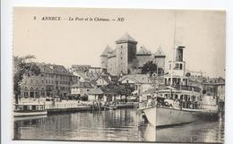 Annecy - Le Port Et Le Chateau - Nr 3 - ND - Ed. Levy - - Annecy