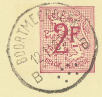 BELGIUM BOORTMEERBEEK B SC With Dots 1969 (Postal Stationery 2 F, PUBLIBEL 2327 N) - Andere & Zonder Classificatie