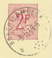 BELGIUM BORCHTLOMBEEK B (now Roosdaal) SC With Dots 1969 (Postal Stationery 2 F, PUBLIBEL 2281FN) - Autres & Non Classés