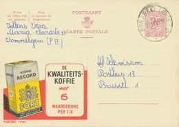 BELGIUM BORSBEEK (ANTW.) D (Type I) SC With Dots 1963 (Postal Stationery 2 F, PUBLIBEL 1940) - Sonstige & Ohne Zuordnung