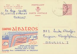 BELGIUM BURCHT D (now Zwijndrecht) SC With Dots 1963 (Postal Stationery 2 F, PUBLIBEL 1904) - Andere & Zonder Classificatie