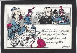 CPA Franc Maçonnerie Masonic Maçonnique Non Circulé Satirique Caricature Absinthe Siphon - Philosophy