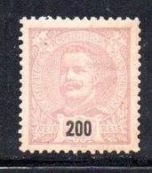 APR1675 - PORTOGALLO 1895 , Carlo I Unificato N. 143 * Linguellato  (2380A) - Unused Stamps