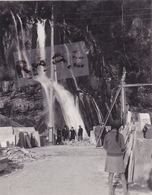 PHOTO ANCIENNE,01,AIN,CASCADE,GLANDIEU,SCIERIE DE MARBRE,METIER,1932,RARE - Places