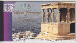 = Carnet Grèce Patrimoine Mondial Acropole Délos Delphes Mycènes Olympie C942 état Neuf Nations Unies New-York - Libretti