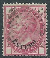 1874 LEVANTE EMISSIONI GENERALI USATO EFFIGIE 40 CENT - RA8-2 - Emissions Générales