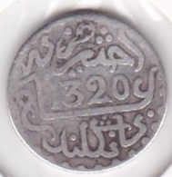 Maroc. 1 Dirham (1/10 RIAL) AH 1320 Londres. Abdül Aziz I, En Argent - Maroc