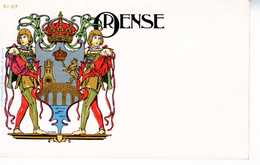 TARJETA ESCUDO HERALDICO ORENSE      TC 132 - Orense